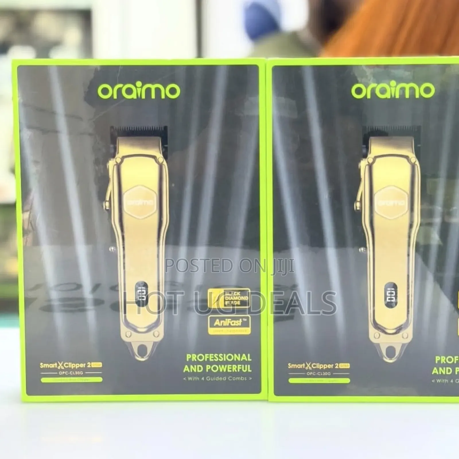 Oraimo Smart Clipper 2 Professional Hair Clipper Rechargeable - Gold