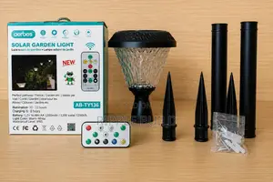 Aerbes Ab-Ty136 Solar Garden Light Waterproof RGB Landscape Lamp
