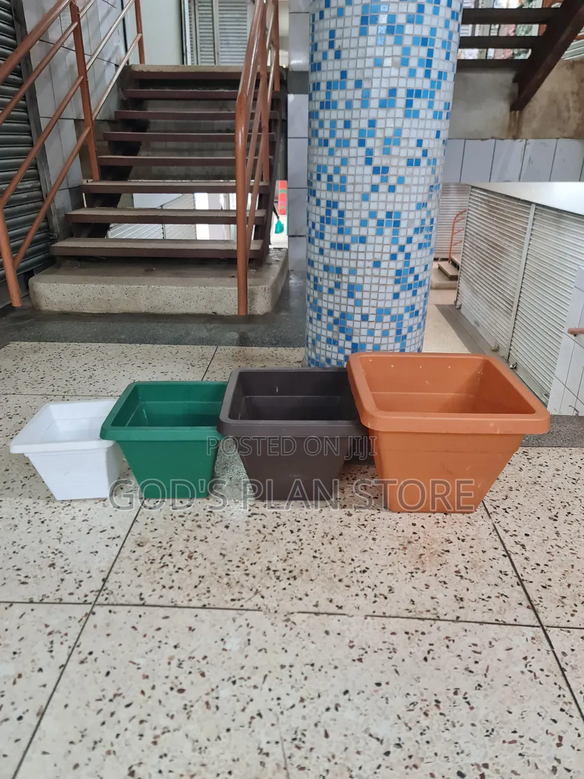 Squared C199 Plastic Flower Pots Plastic Flower Pots