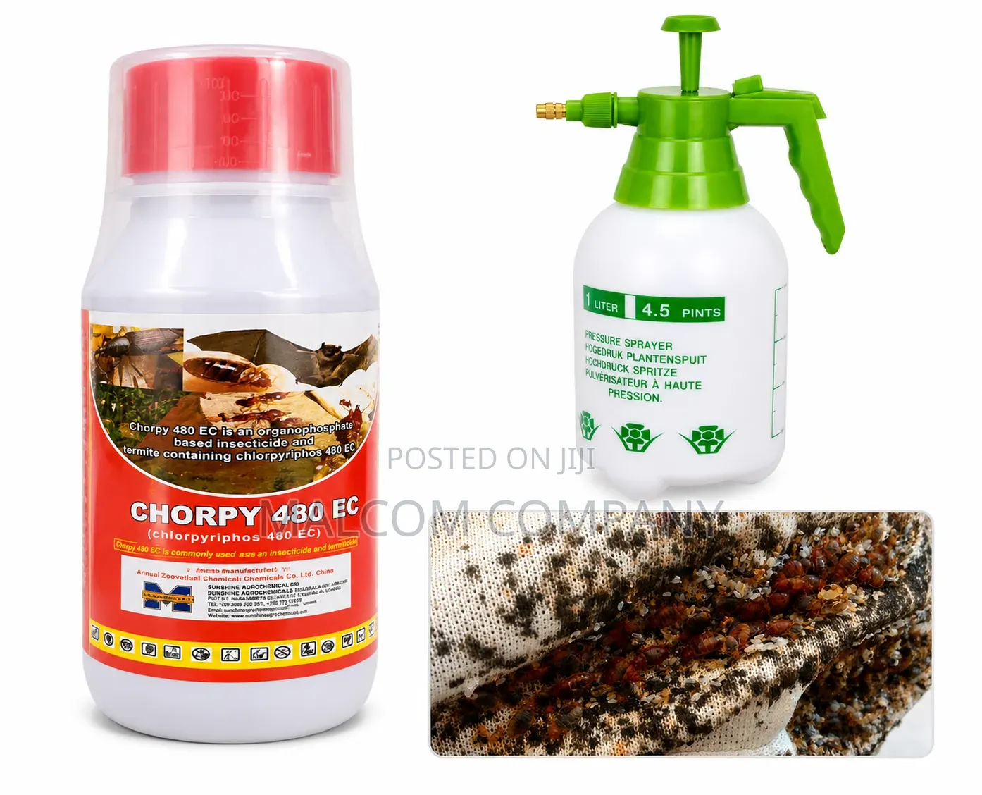 Instant Bedbugs Killer 100ml With 2ltr Spray Pump