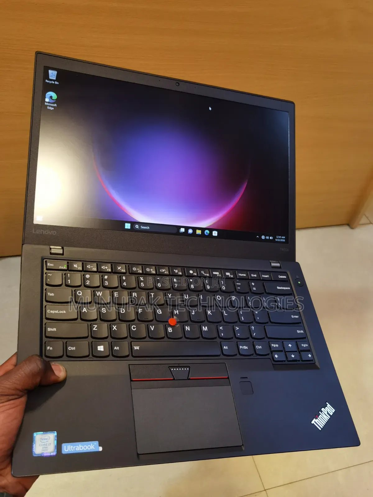Laptop Lenovo ThinkPad T460s 8GB Intel Core i7 SSD 256GB