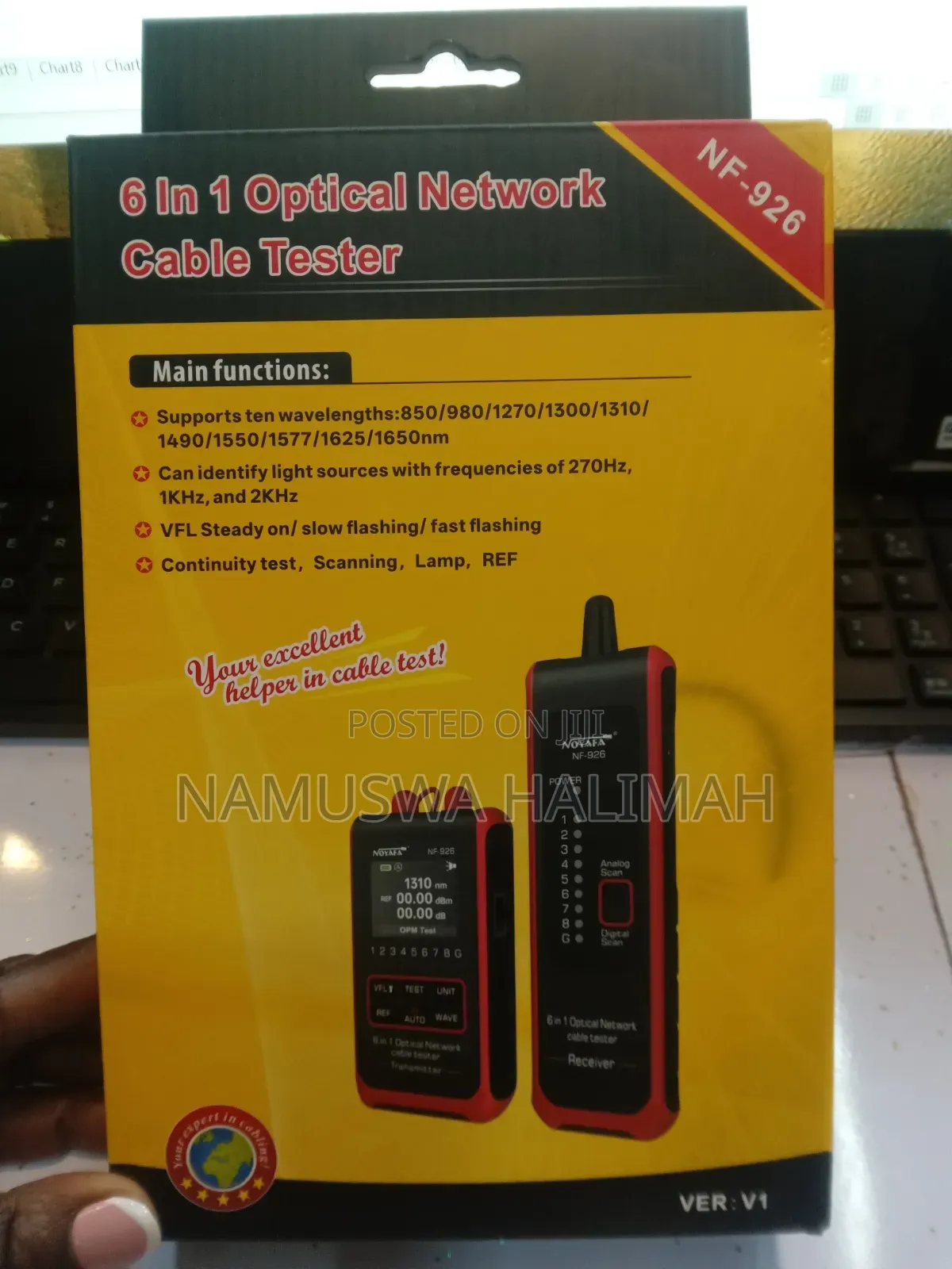 6 In 1 Opticle Network Cable Tester