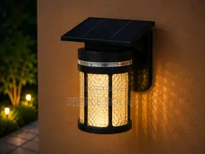 Solar Garden Wall Lights 4 Designs Outdoor Waterproof Fence Lamps