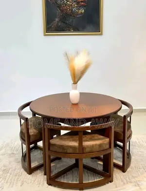 4 Seaters Transitional Round Dining Sets Any Colour From 2,000,000/-