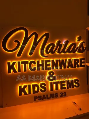 Indoor 3d en 2d Logo Signs