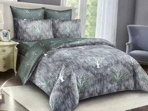 Modern Geometric Heart Bedding Se