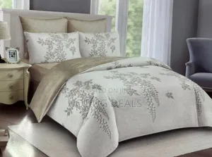 5*6 Duvet, 1 Bed Sheet 2 Pillowcases - Multicolour