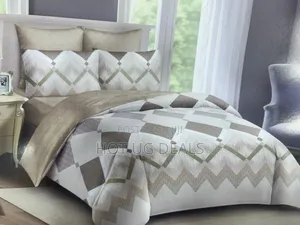 5*6 Duvet, 1 Bed Sheet 2 Pillowcases - Multicolour