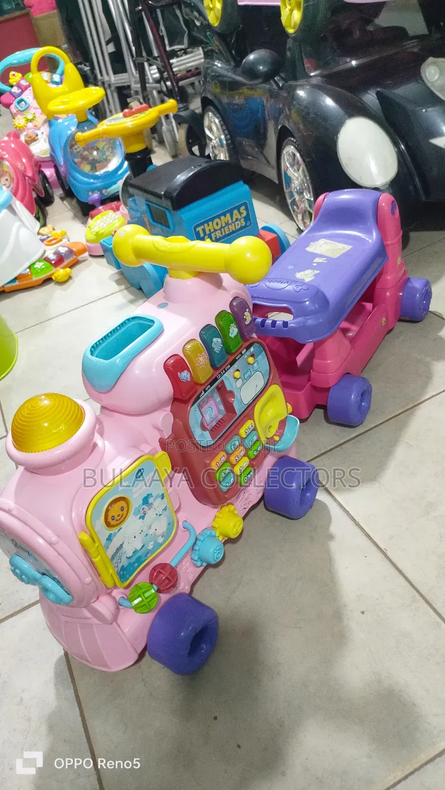 Uk Used Vtech Sit-to-Stand Ultimate Alphabet Toy Train.