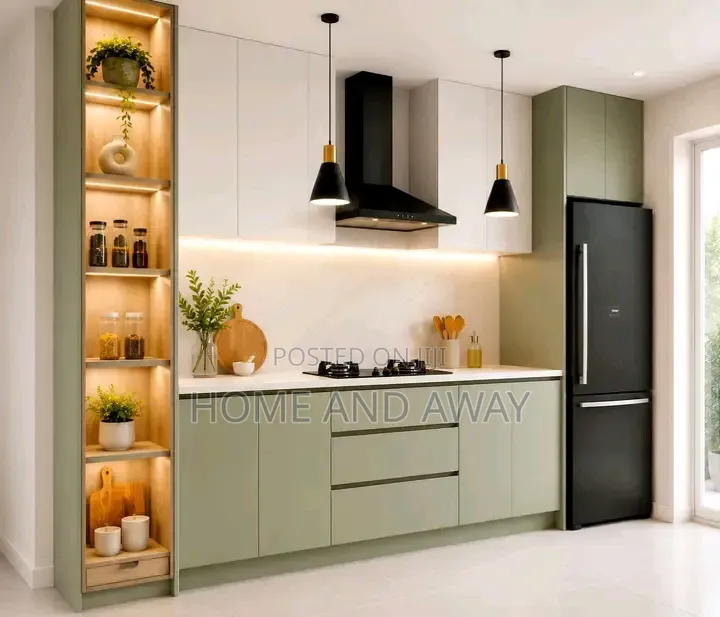 Smart Mini Parallel Kitchen Cabinets in Any Colour From 5,800,000/-