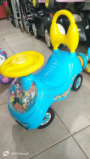 Uk Used Blue Paw Patrol "My First Sit and Ride" Toddler Toy Car.