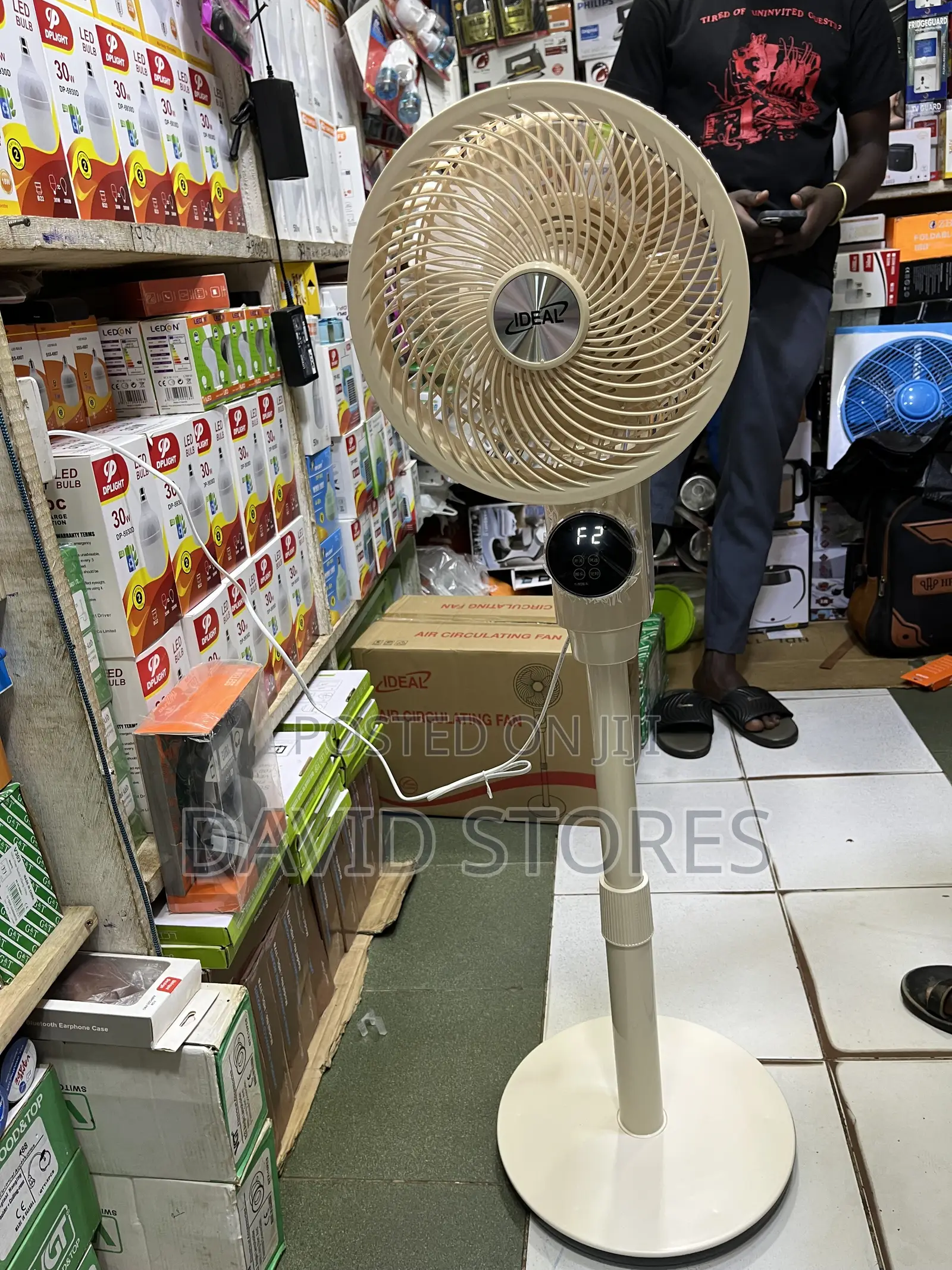 Ideal 360° Rotation Fan Remote Control – Cooling Full Air Coverage