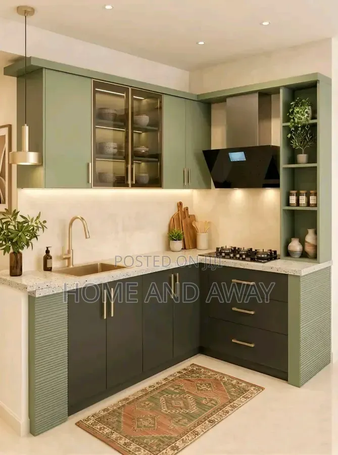 Mini Corner Bridget Kitchen Cabinets in Any Colour From 6,000,000/-