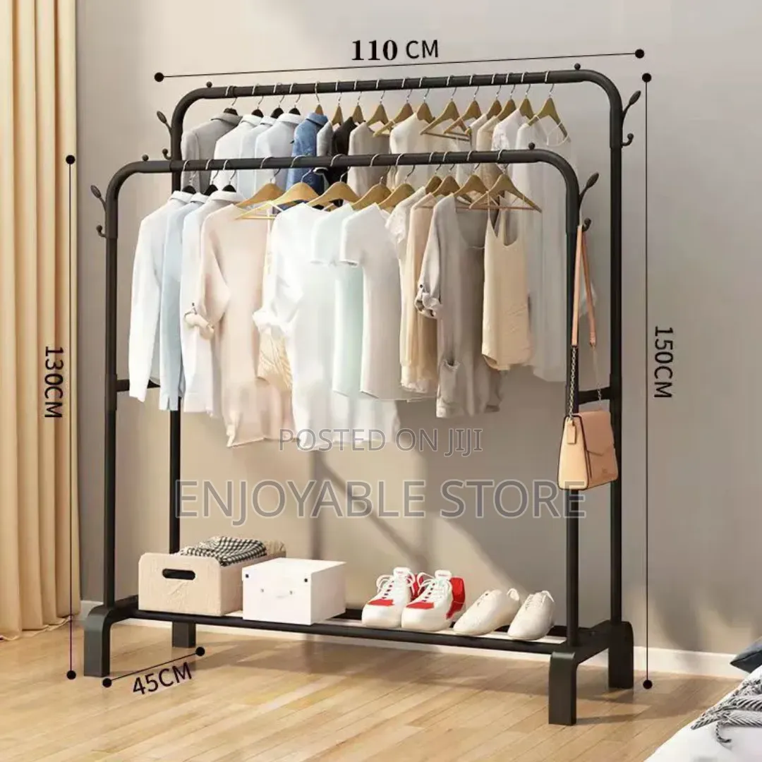 Simplified Double Side Clothes Racks Clothes Racks