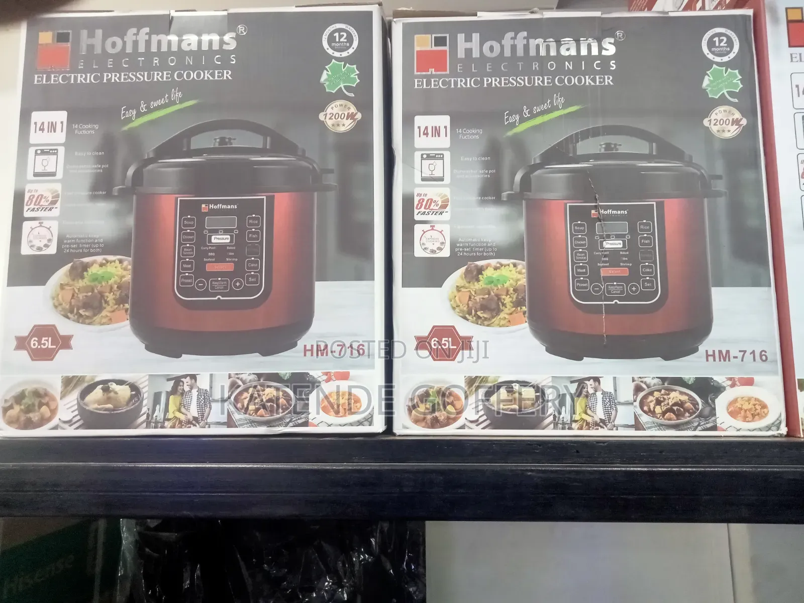 Hoffman Electric Pressure Cooker 6litres