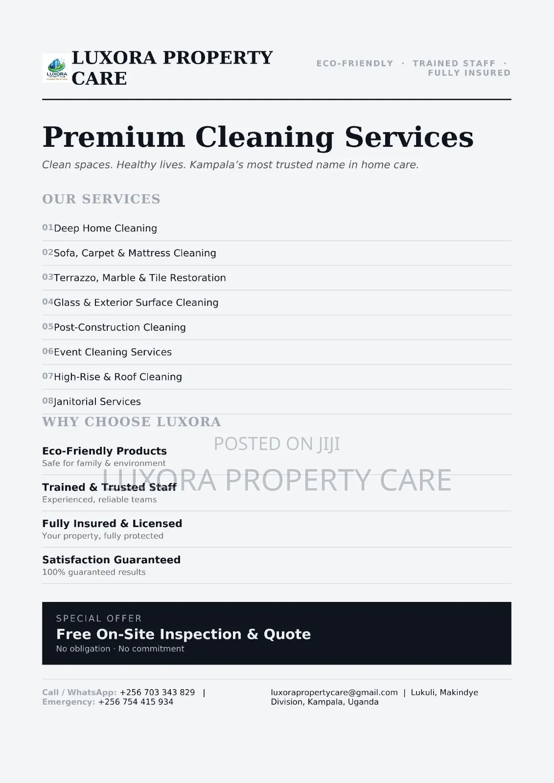 Premium Cleaning Services