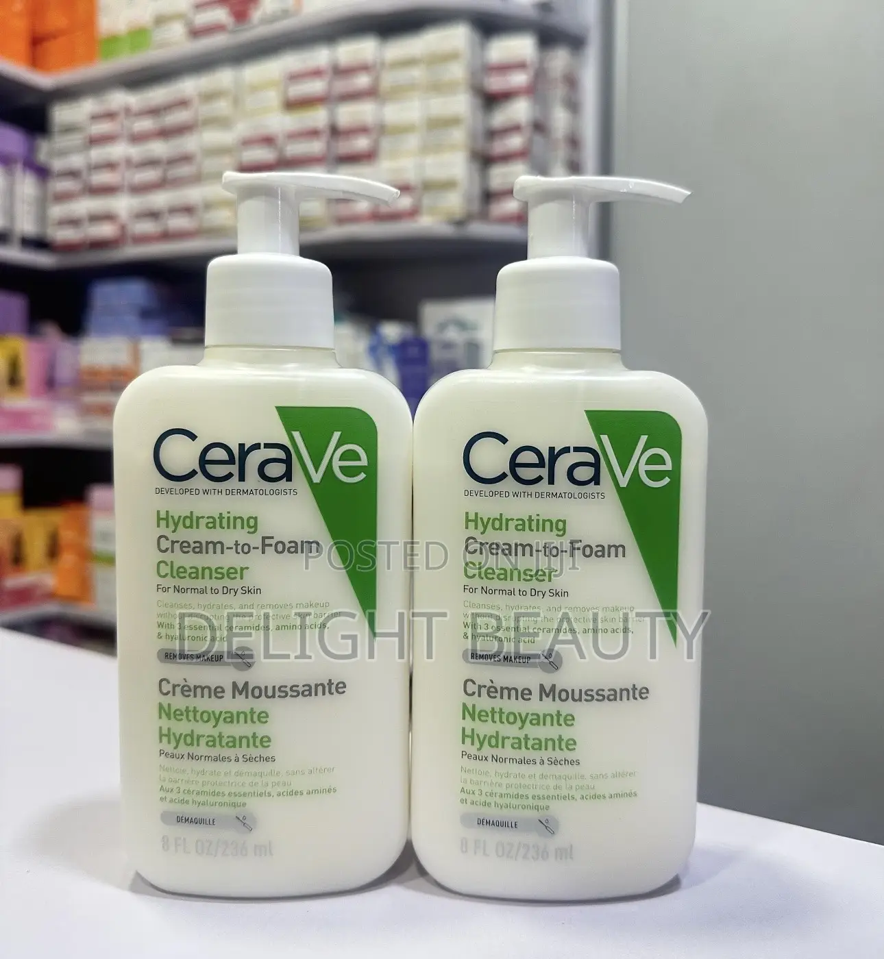 Cerave Hydrating Cream-to-Foam Cleanser