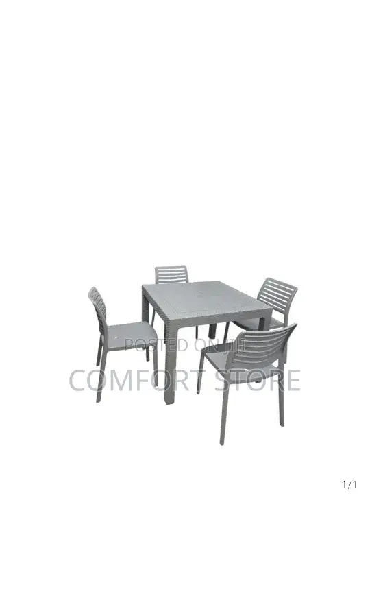 Rectangular Dining Table With 4 Chairs