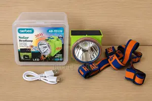Aerbes Ab-Td139 80w Solar Rechargeable Led Headlamp Head Torch