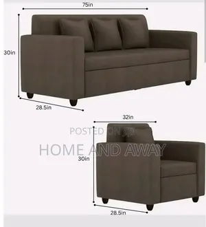 3 Seaters Box Sofa Set Packages in Any Colour From 980,000/- On Order