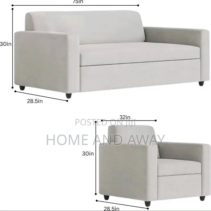 3 Seaters Box Sofa Set Packages in Any Colour From 980,000/- On Order