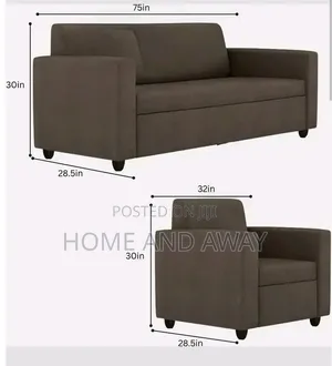 3 Seaters Box Sofa Set Packages in Any Colour From 980,000/- On Order