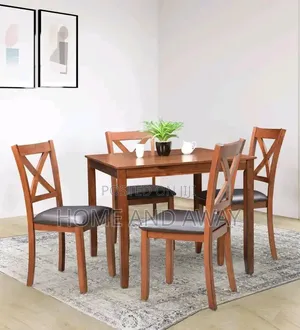 4 Seaters Simple Wooden Dining Sets in Any Colour From 880,000/-