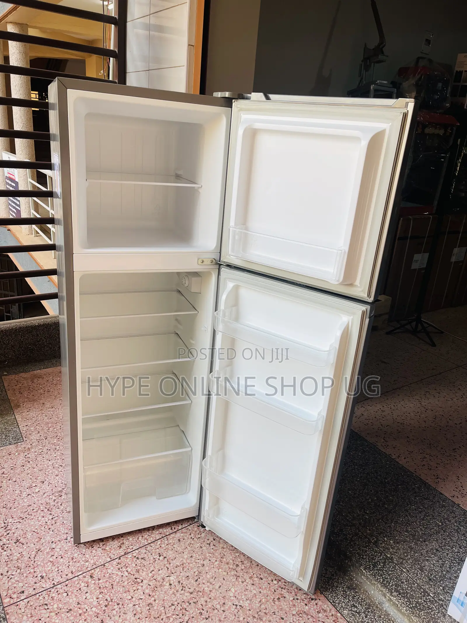 Fast Cooling Imported Used 220l Hisense Silver 2door Refrigerator