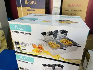 Brandnew Fast Heat,Low Power Consumption Double Deep Fryer