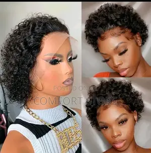 Short Pixie Curls Peruvian Human Hair