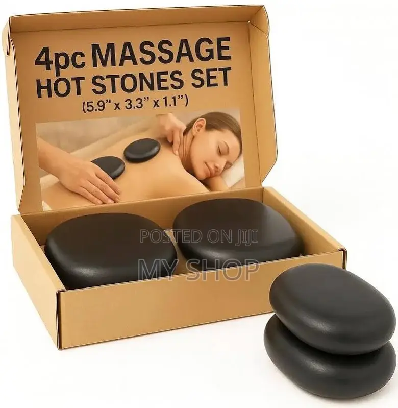 Massage Hot Stones Set -4pcs