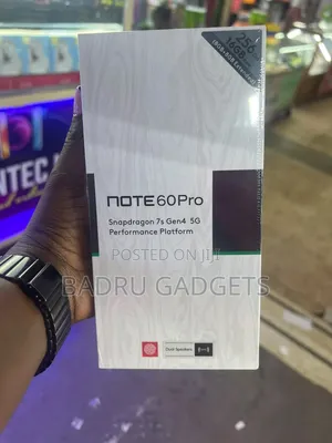 New Infinix Note 60 Pro 256 GB Black
