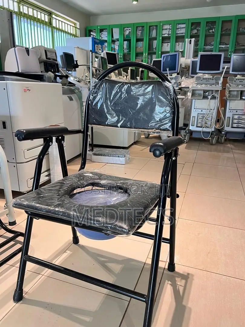 Commode Chair ( Black)