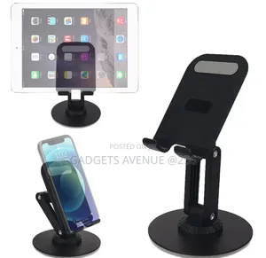 Foldable Phone Stand Features a 360-Degree Rotating Base