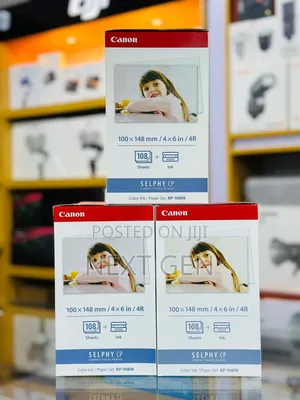 Canon Selphy Kp-108in Color Ink/Paper Sets