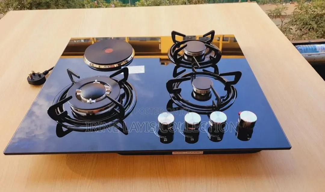 3+1 Built-in Hob Featuring Three Gas Burners.