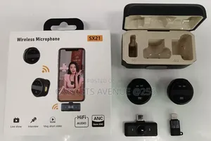 Sx21 Wireless Microphone Set Features Two Circular Transmitters
