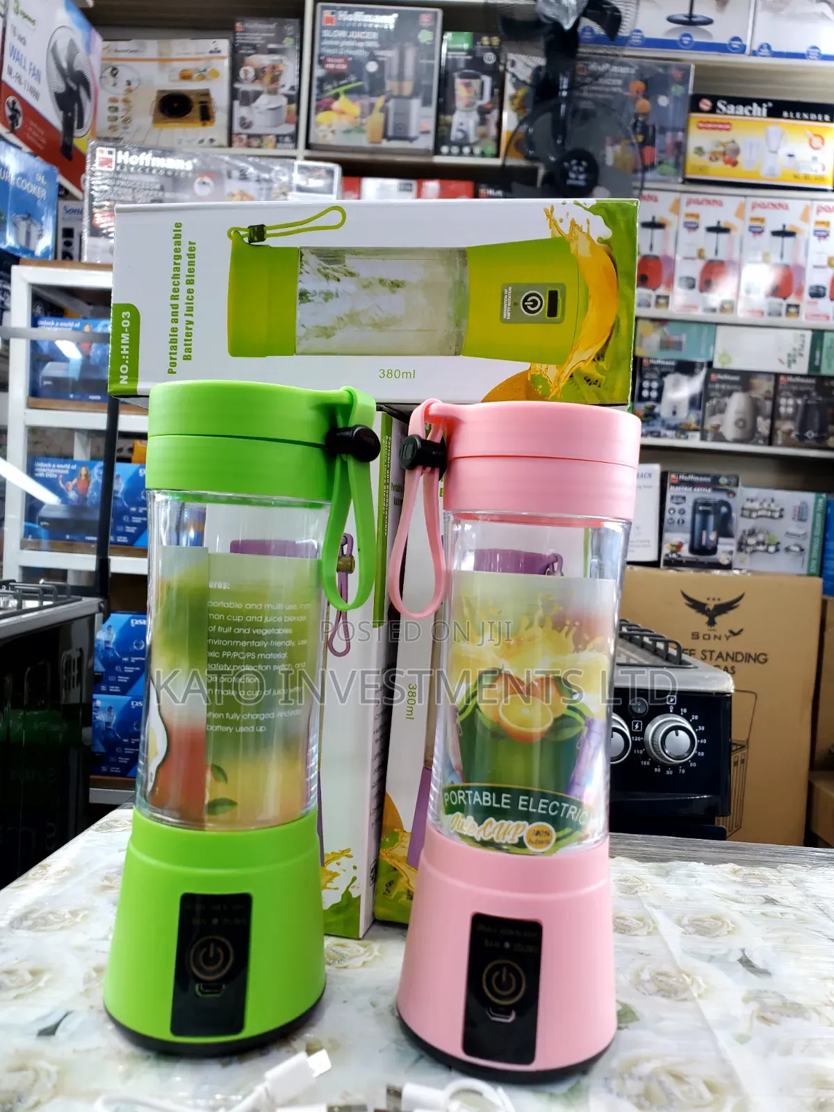 Portable and Rechargeable Battery Juice Blender