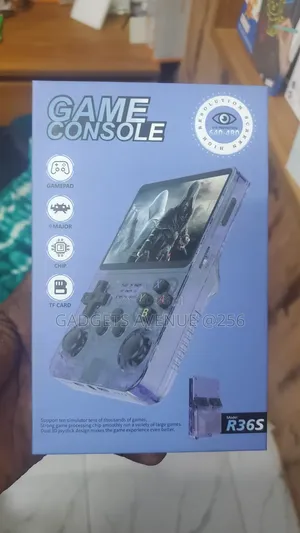 R36s Handheld Game Console Features a 3.5-Inch Ips Display.