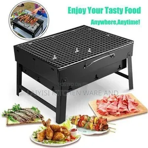 Quality Portable Barbecue Grill - Black.