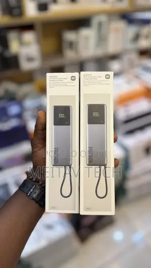 Xiaomi 165w Power Bank 10000mah With Integrated Usb-C Cable