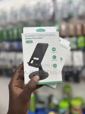 Scalable 360° Foldable Rotating Metal Desk Phone Tablet Holder Stand