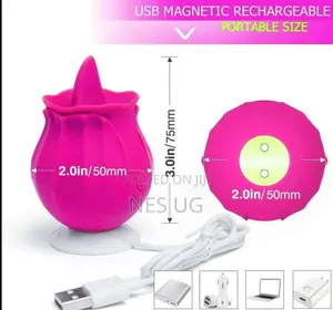 10modes Rose Vibrator With Tongue Licker