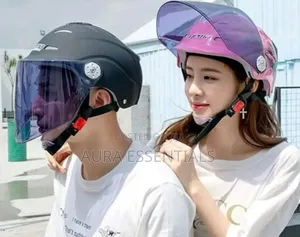 Open-Face Motorcycle or Scooter Helmet