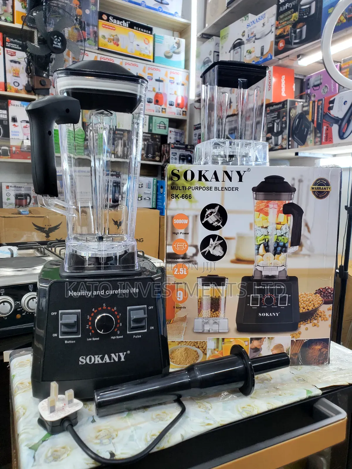 Sokany Multi-Purpose 2 in 1home and Commercial Blender 2.5l