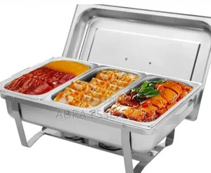 Stainless Steel Chafing Dish Set (Triple Compartment?