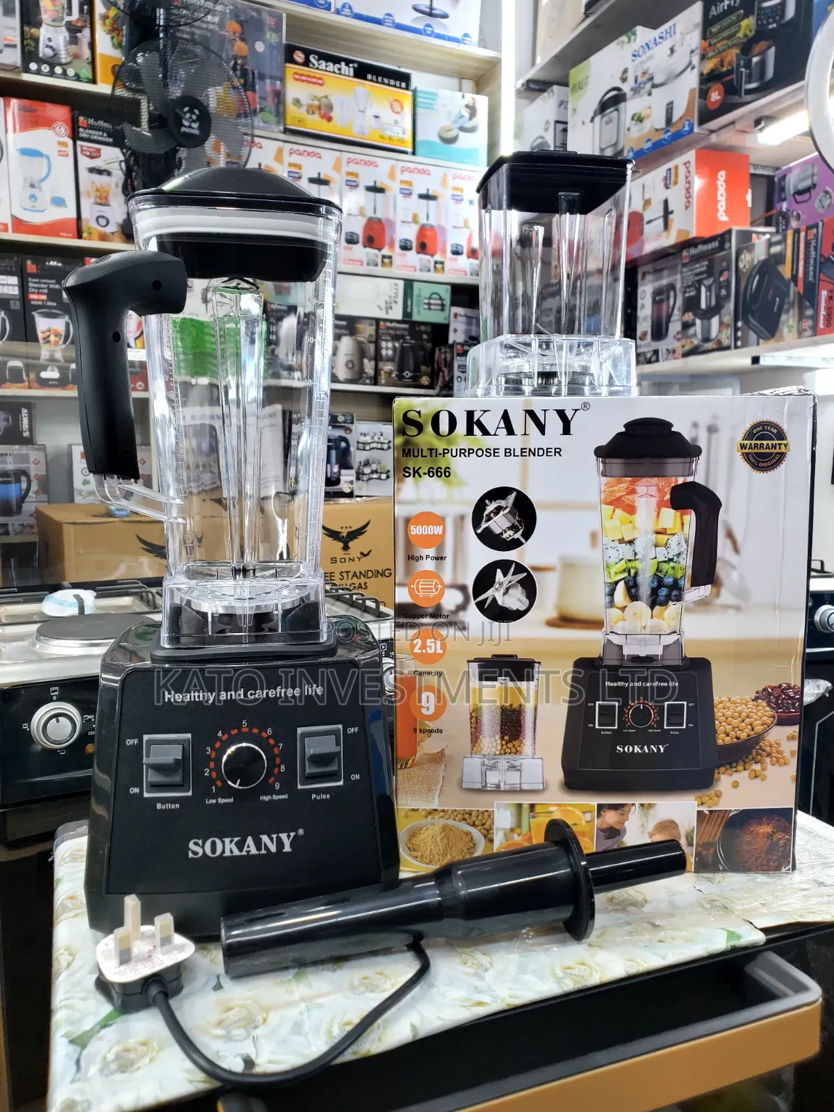 Sokany Multi-Purpose 2 in 1home and Commercial Blender 2.5l