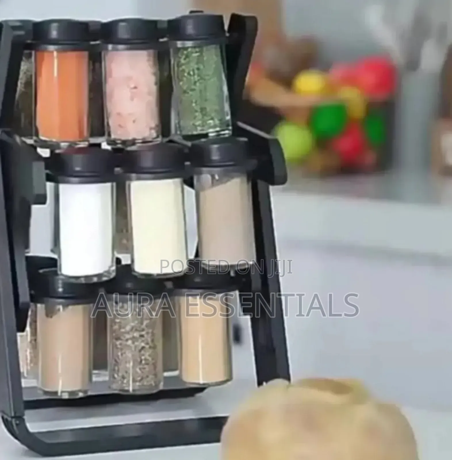 18-jar Rotating Spice Rack