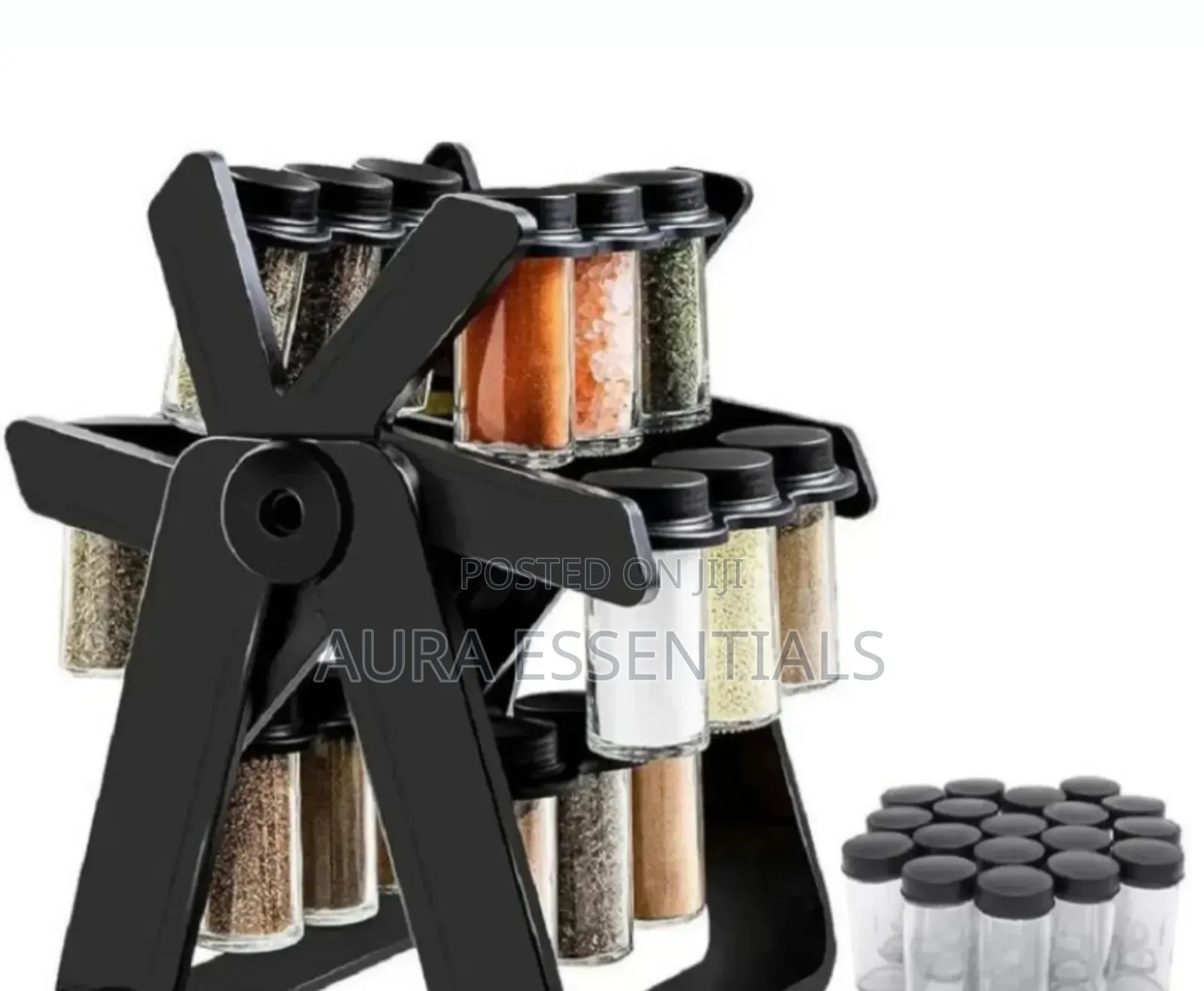18-jar Rotating Spice Rack