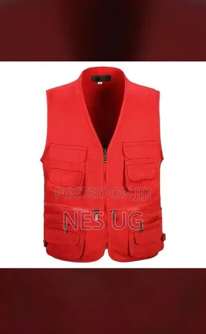 Unisex Multi Pocket Vest Jacket Outdoor - Multicolour